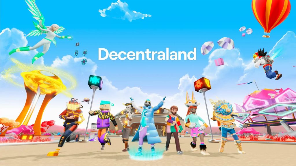 arte promocional de proyecto de metaverso decentraland